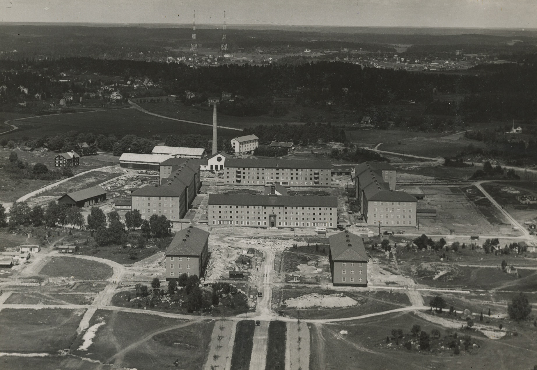 Beckomberga sjukhus 1932 Fotografi över Beckomberga sjukhus